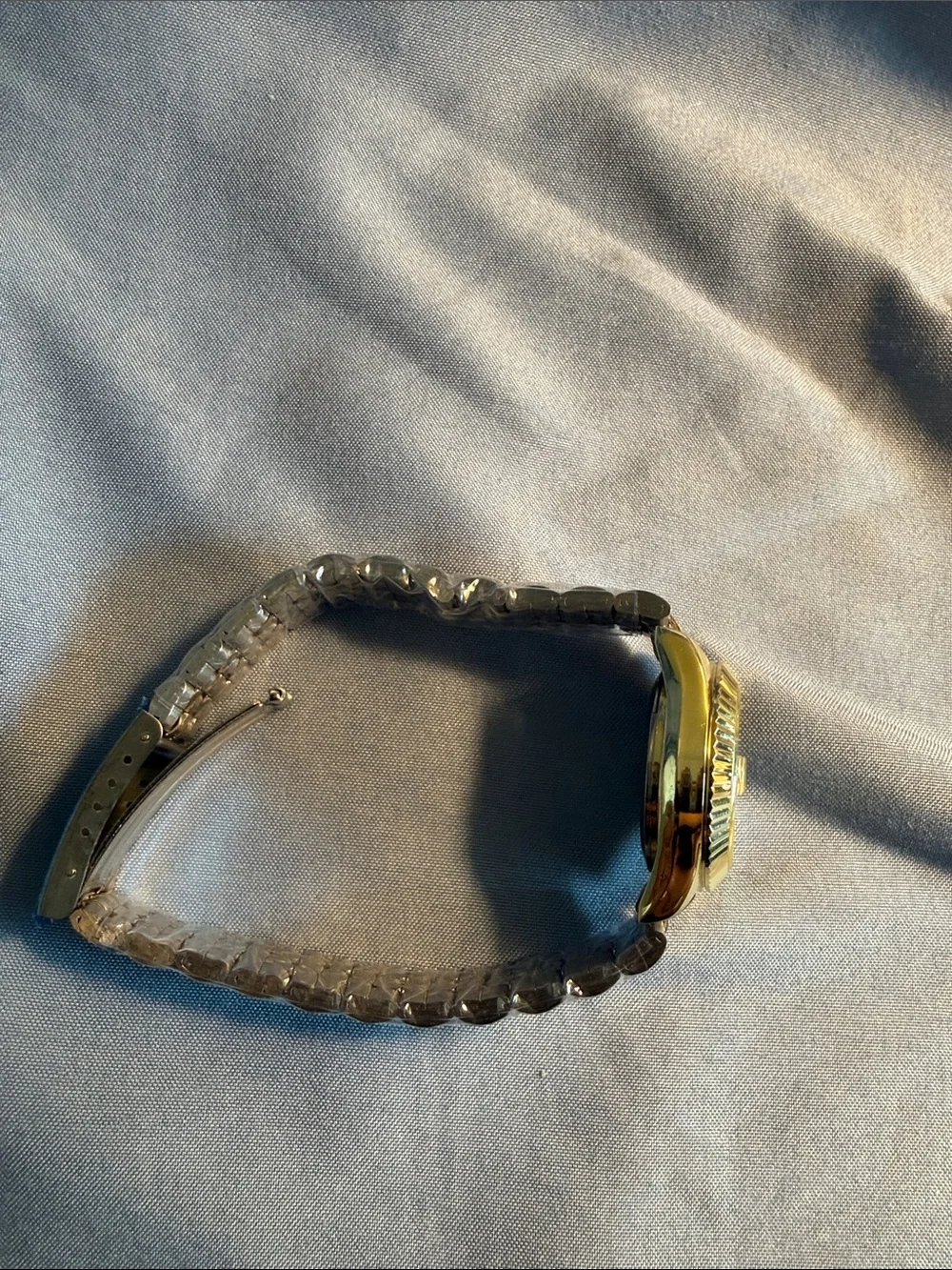 Two-Tone Gold & Silver Bracelet Watch
